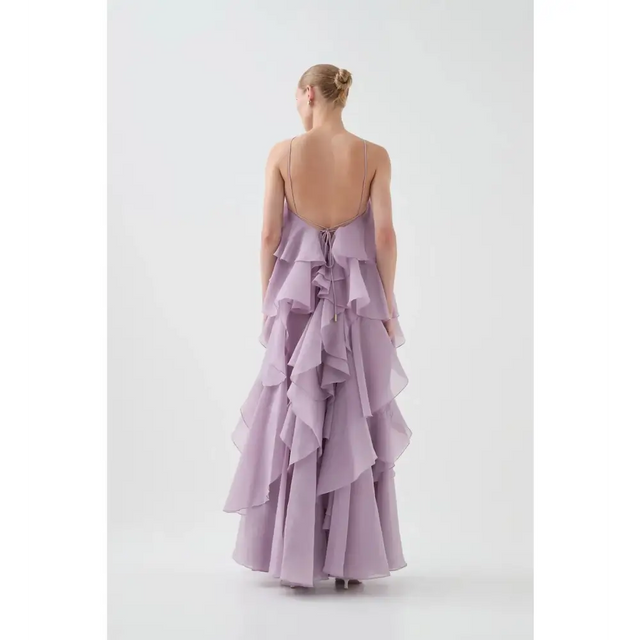 Aje Pandorea Layered Maxi Dress in Lilac Size AU 6 - 6 / Lilac - Dresses