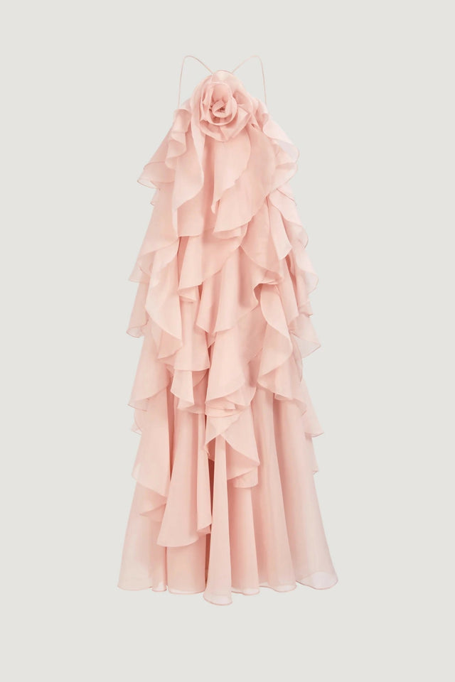 Aje Pandorea Maxi Dress - 10 / Pink - Dresses