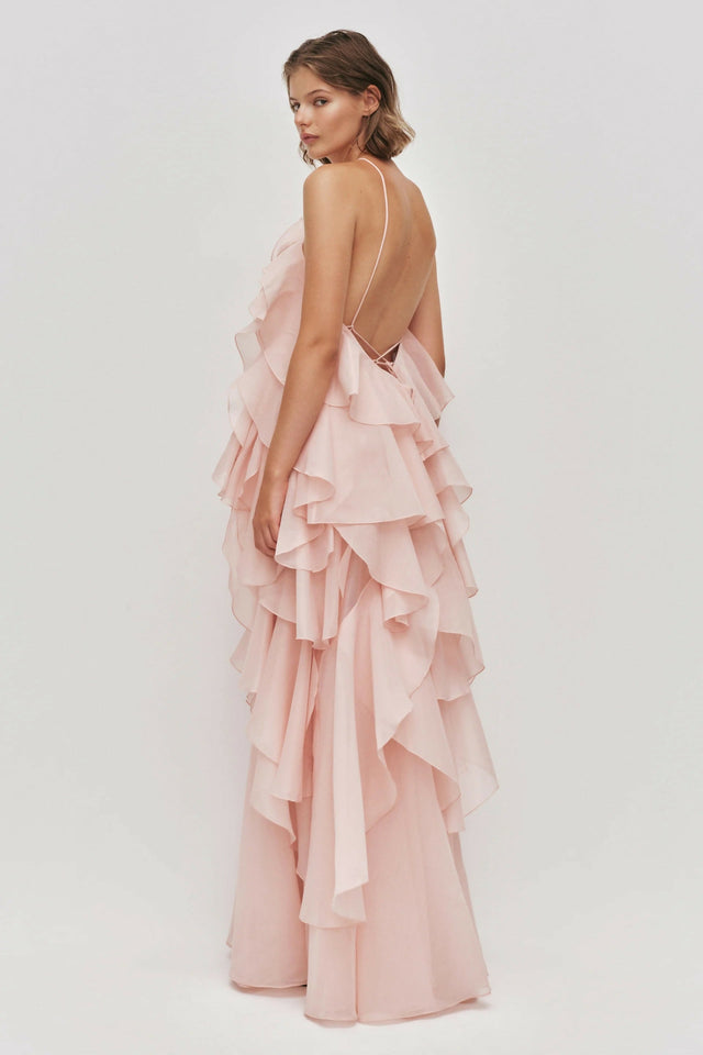 Aje Pandorea Maxi Dress - 10 / Pink - Dresses