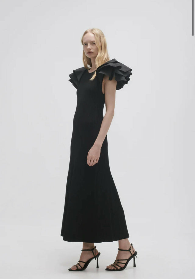 AJE - Aje Questa Puff Midi Dress