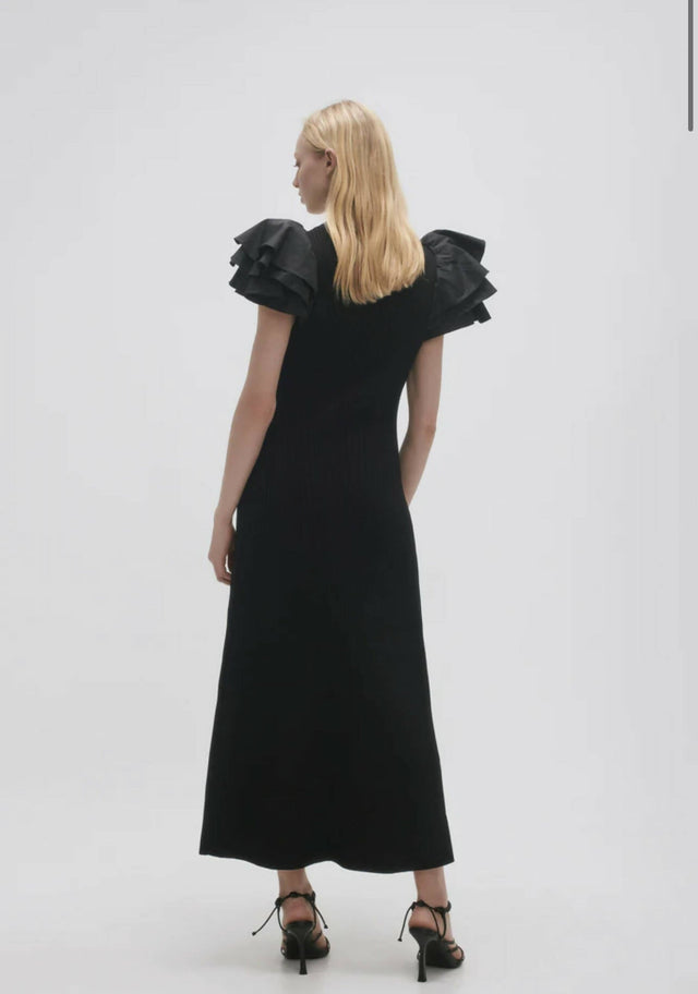 AJE - Aje Questa Puff Midi Dress