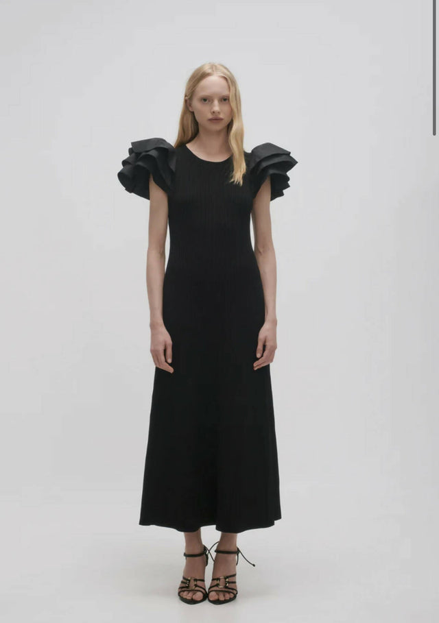 AJE - Aje Questa Puff Midi Dress
