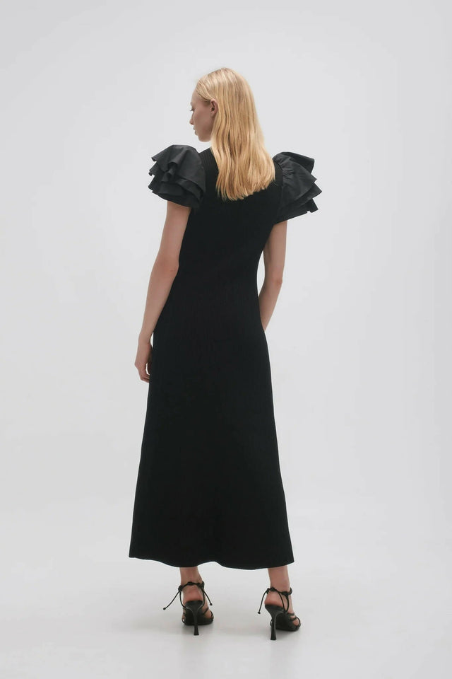 Aje Questa Puff Midi Dress - Dresses