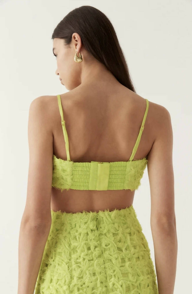 AJE - Aje Quintette Textured Midi Skirt & Bralette