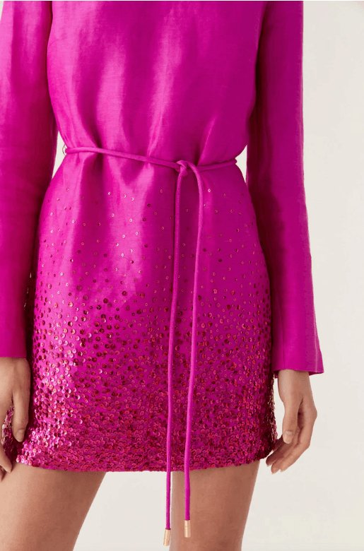 AJE - Aje Reflection Sequin Mini Dress