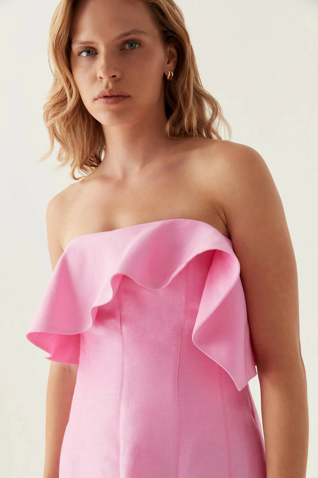 AJE - Aje Shallows Strapless Gown