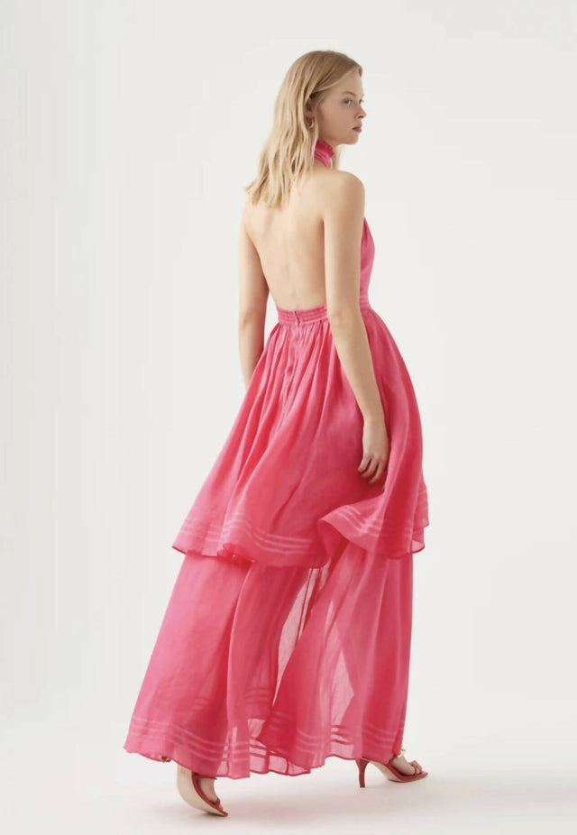 Aje Sienna Maxi Dress in Berry Pink - 10 / Pink - Dresses