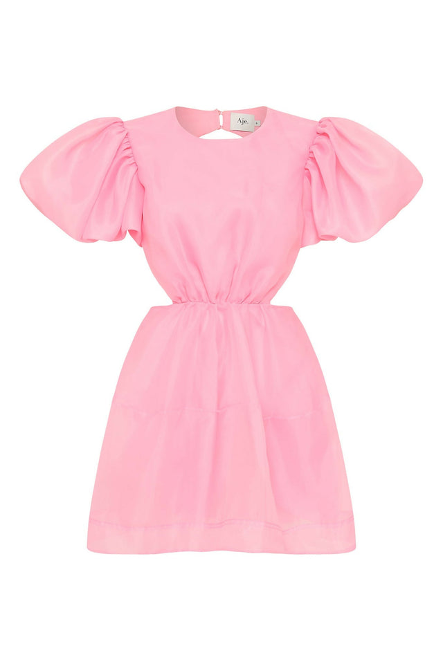 Aje Simplicity Cut out Mini Dress - 6 / Pink - Dresses