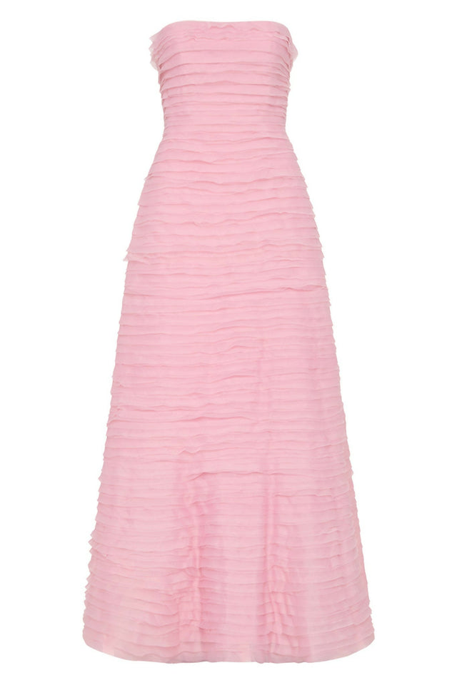 Aje Soundscape Maxi Dress in Chalk Pink - 8 / Pink - Dresses