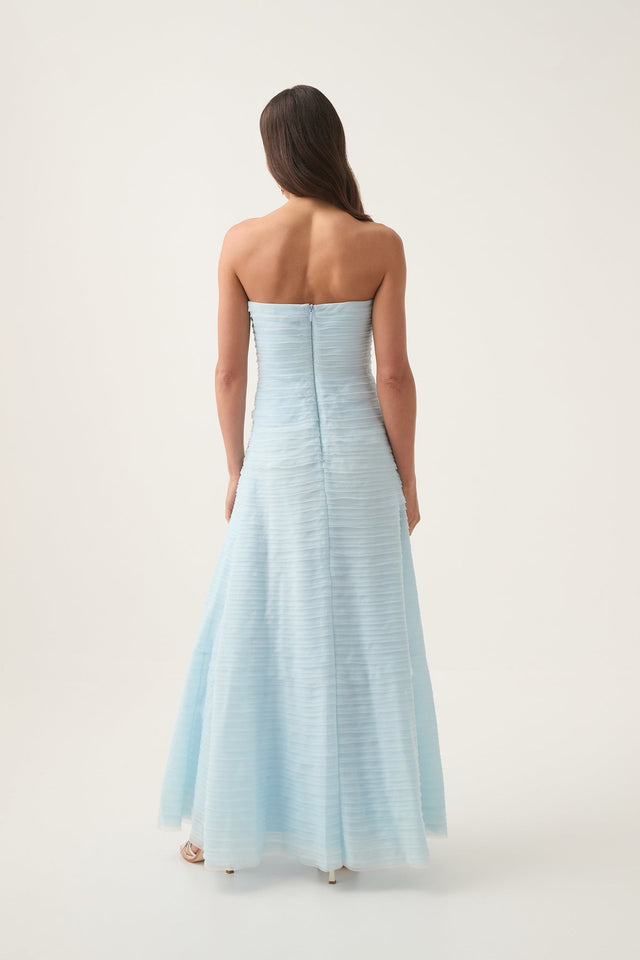 Aje Soundscape Maxi Gown Sea Breeze Blue - 8 / Blue - Dresses