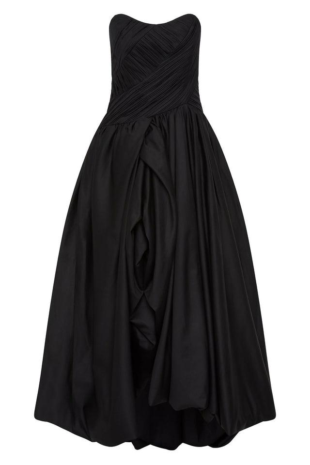 Aje Spatial Maxi Dress - 14 / Black - Dresses