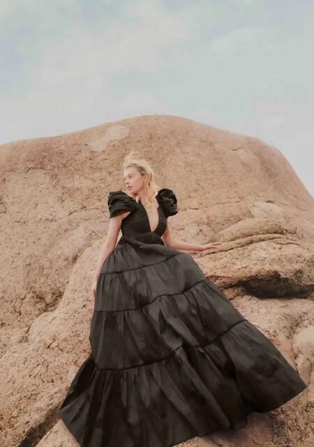 AJE - Aje Statuesque Tiered Gown