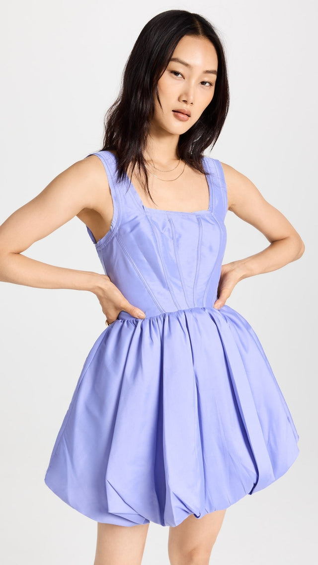 Aje Suzette Bubble Mini Dress Cool Lavender Size 8 / S - 8 / Purple - Dresses