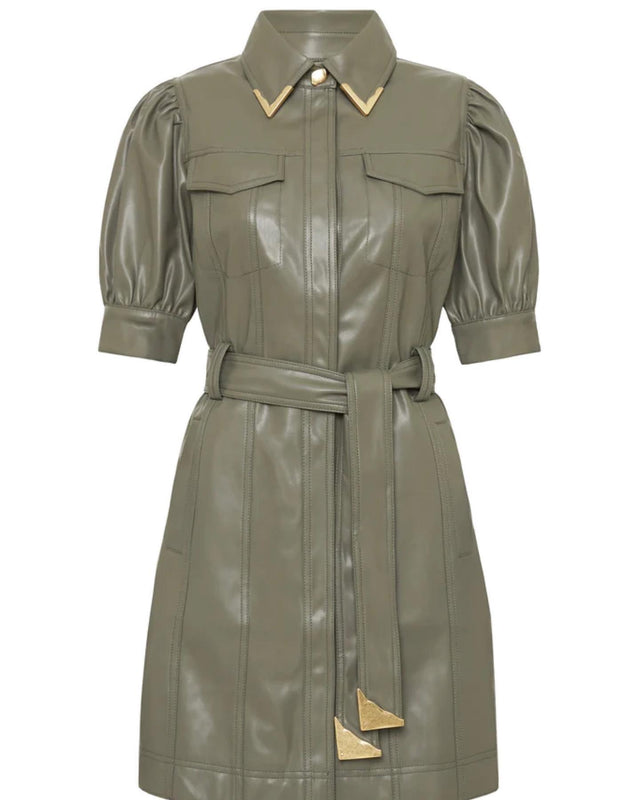 AJE - Aje the Porta Nuova Puff Sleeve Mini Dress