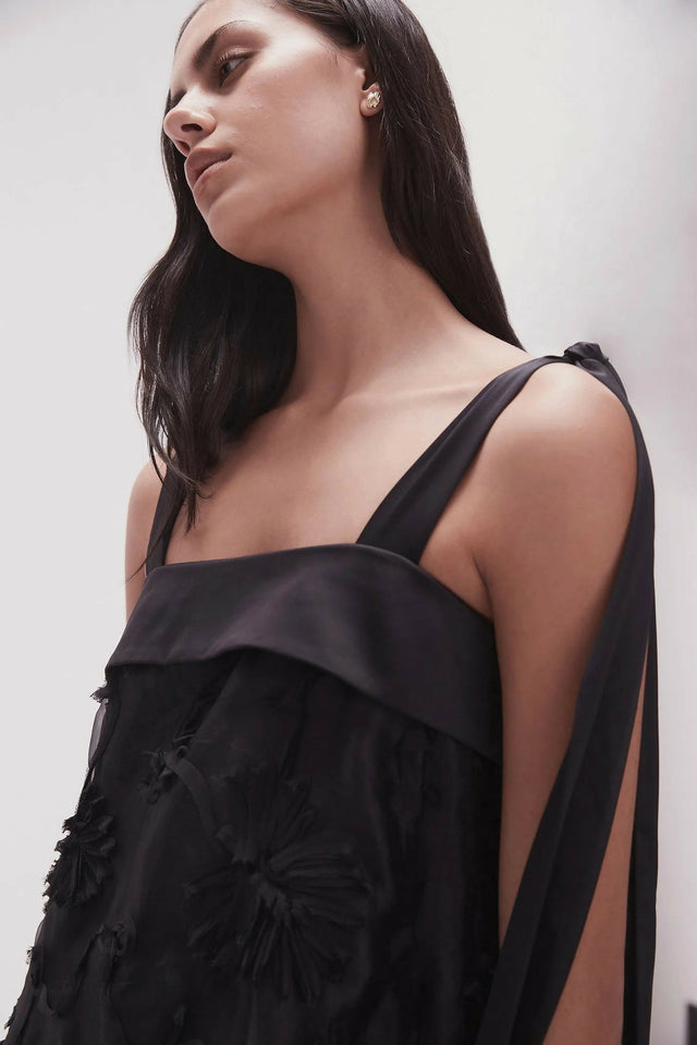 Aje Ursula Midi Dress In Black Size AU 8 - 8 / Black - Dresses