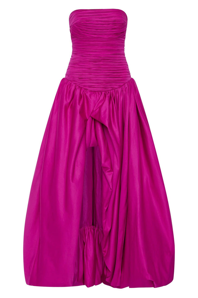 Aje Violette Bubble Hem Maxi Dress - 8 / Violet - Dresses