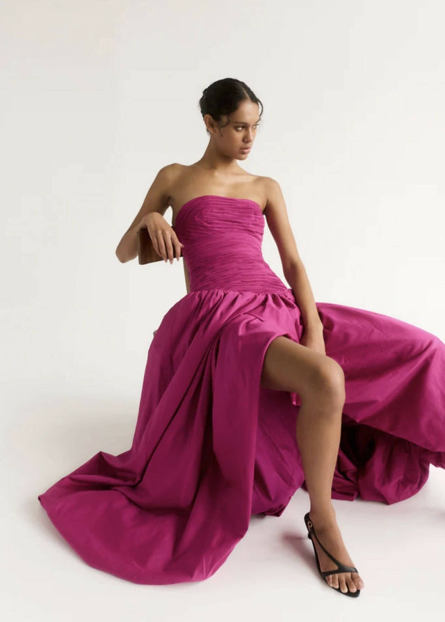 Aje Violette Bubble Hem Maxi Dress - Dresses