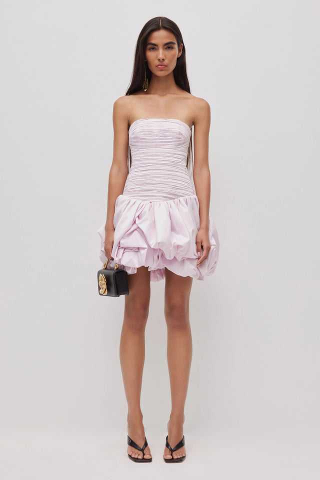 AJE Violette Bubble Hem Mini Dress Pink - 6 / Pink - Dresses
