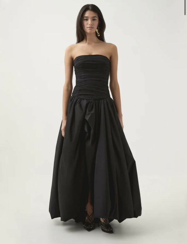 Aje Violette Bubble Maxi Dress Black Size 10 - 10 / Black - Dresses