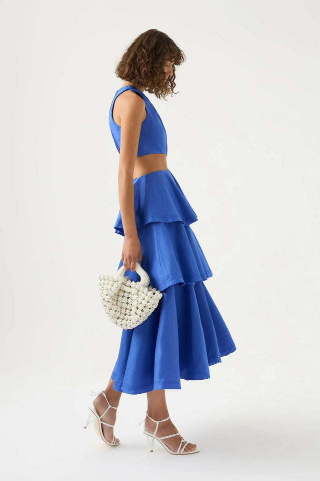AJE - Aje Wave Cut Out Ring Midi Dress