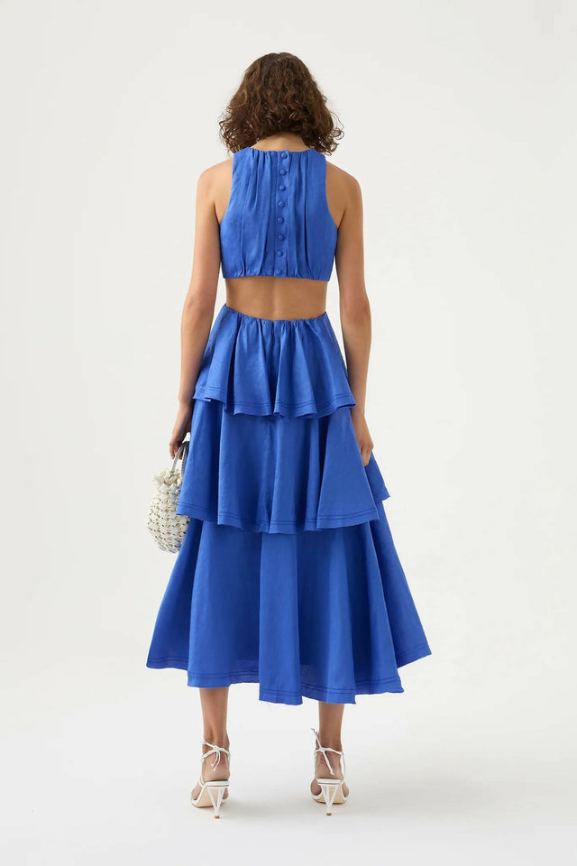 AJE - Aje Wave Cut Out Ring Midi Dress