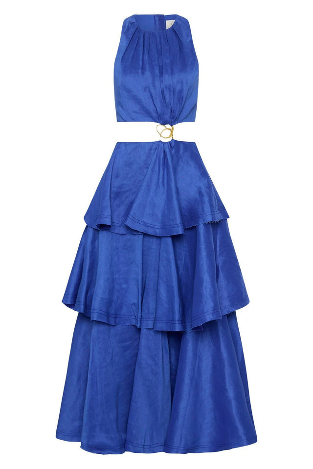 AJE - Aje Wave Cut Out Ring Midi Dress
