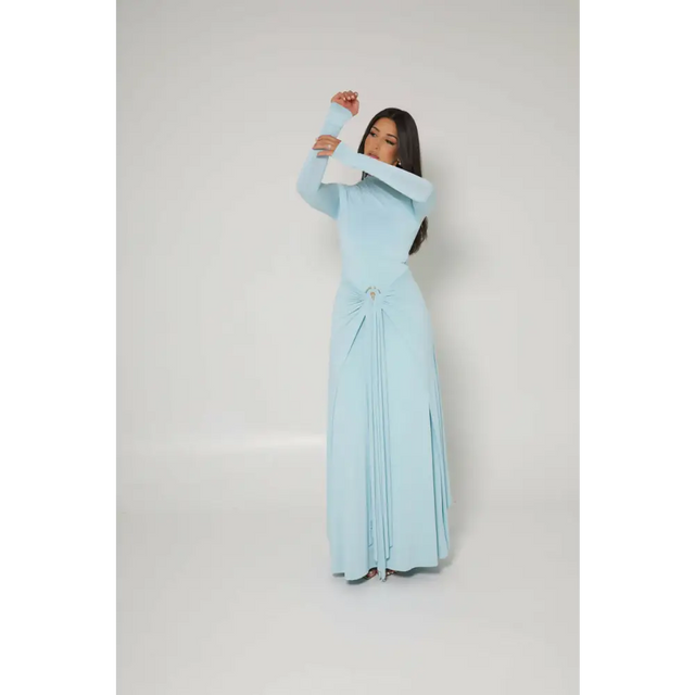 Alaia Muse ‘Yasmin’ gown - 8 / Blue - Dresses