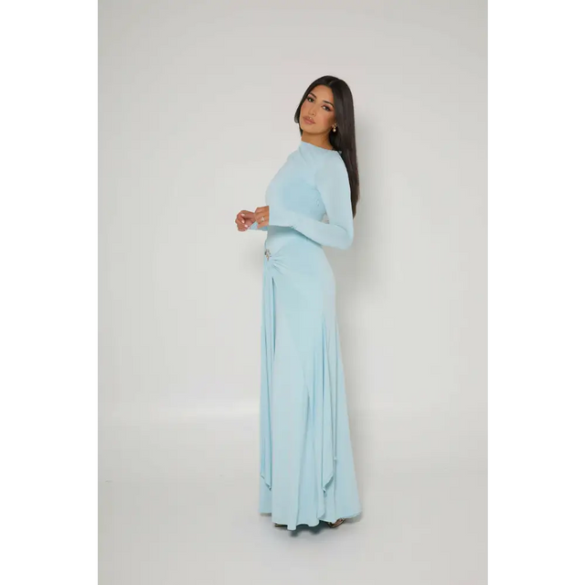 Alaia Muse ‘Yasmin’ gown - 8 / Blue - Dresses