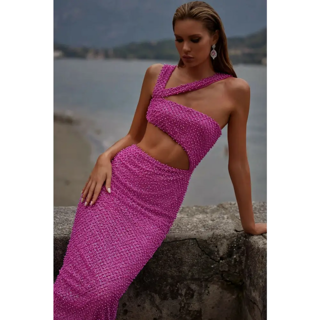 Alamour The Label - Fioretta Dress - 10 / Pink - Dresses
