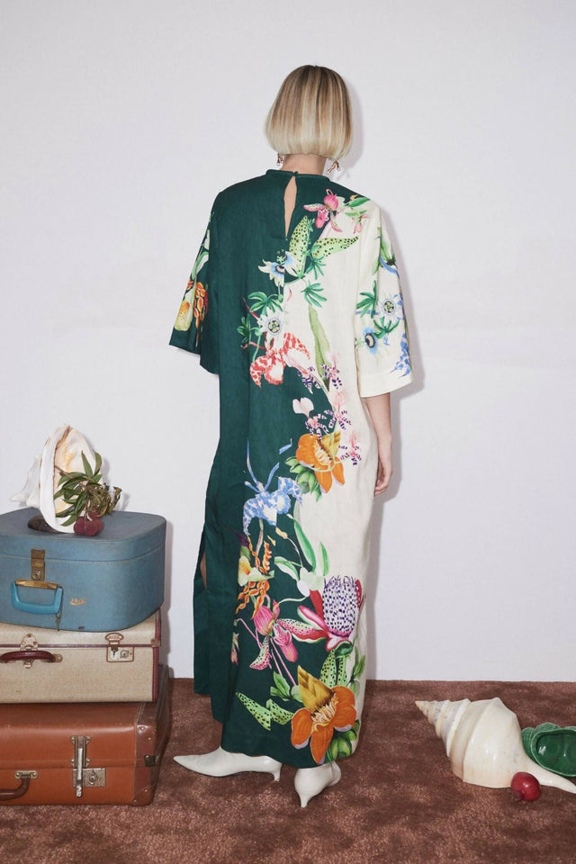 Alemais Aggie Midi Dress Print Size AU 16 - 16 / Multi - Dresses