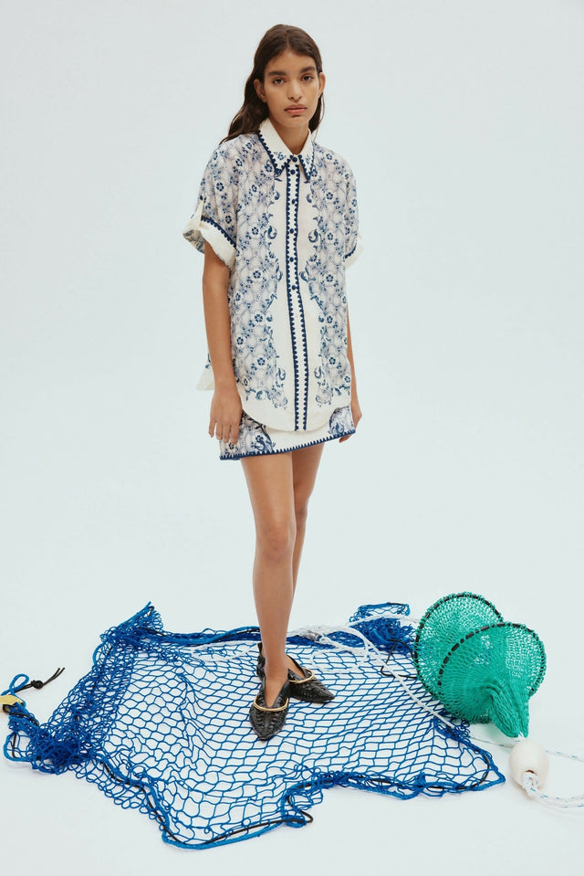 Alemais Airlie Shirt Size 4 & Skirt Size 8 Print - 8 / Print - Outfit Sets