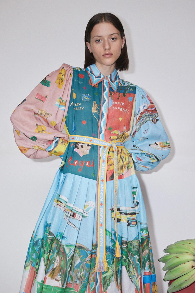 Alemais All Aboard Shirtdress - 10 / Multi - Dresses
