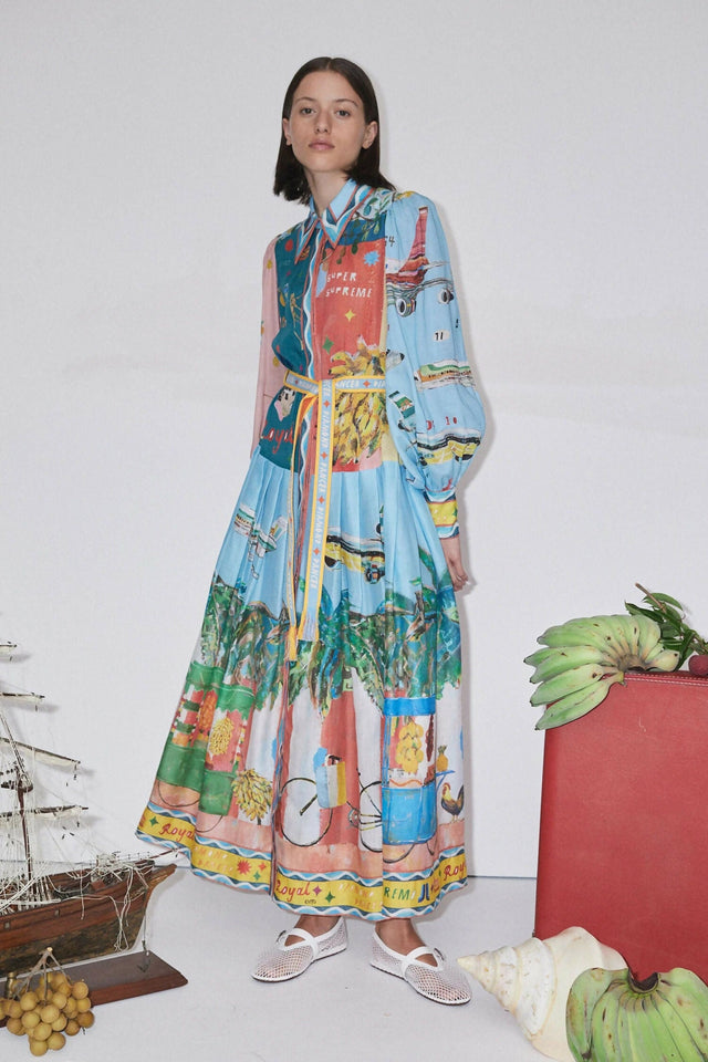 Alemais All Aboard Shirtdress Size AU 16 - 14 / Print - Dresses