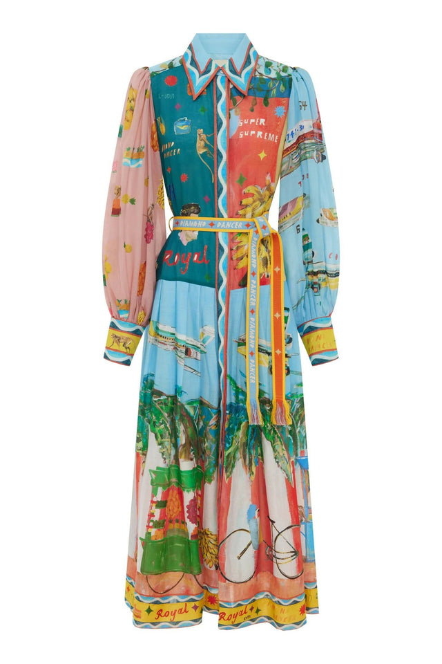 Alemais All Aboard Shirtdress Size AU 16 - 14 / Print - Dresses