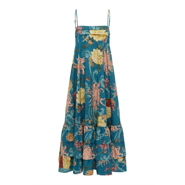 Alemais Avery Midi Dress Blue Size 10 - 10 / Blue - Dresses