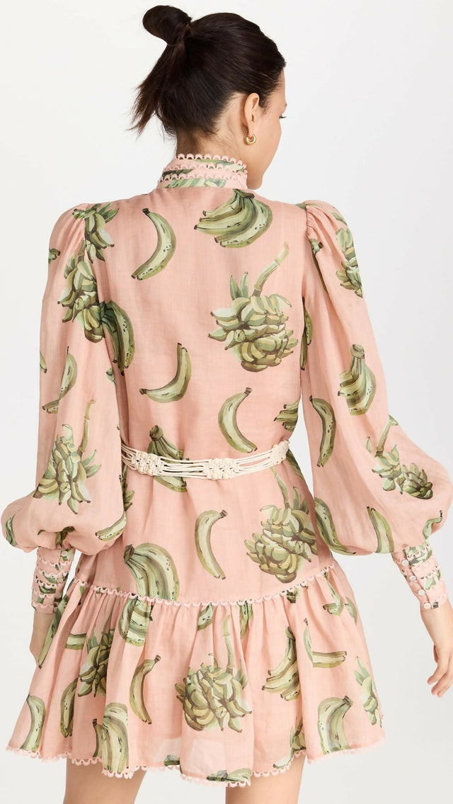 Alemais Bananarama Mini Dress - 12 / Print - Dresses
