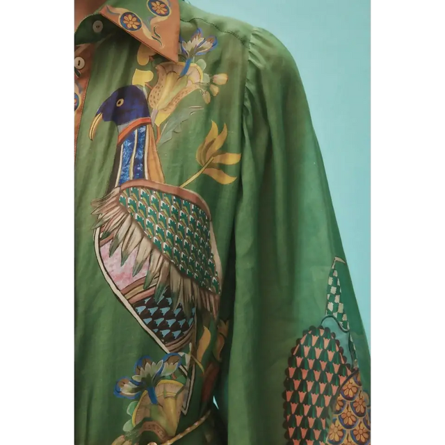 Alemais Birdie Shirtdress Green Size 8 - 8 / Green - Dresses