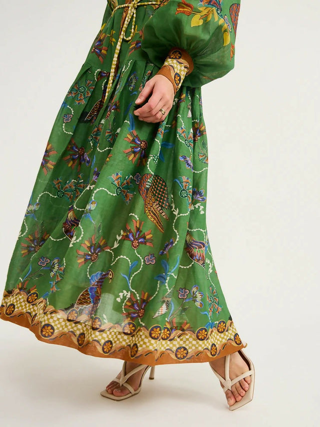 Alemais Birdie Shirtdress Jade Green Size AU 14 - 14 / Green - Dresses