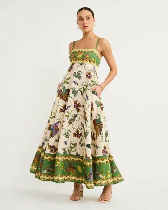 Alemais Birdie Sundress In Multi - 12 / Multi - Dresses