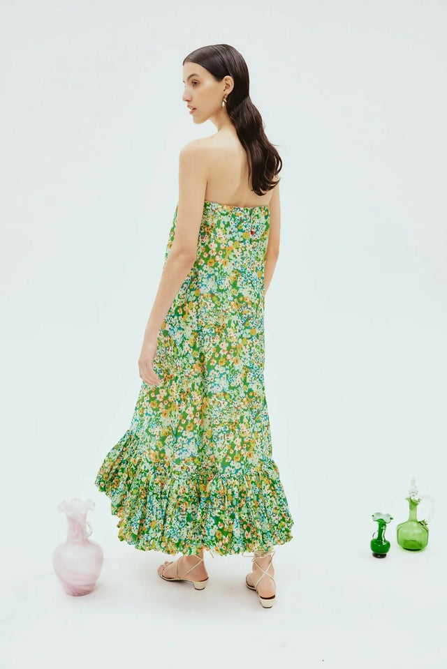 Alemais Bubble Midi Dress - 14 / Floral - Dresses