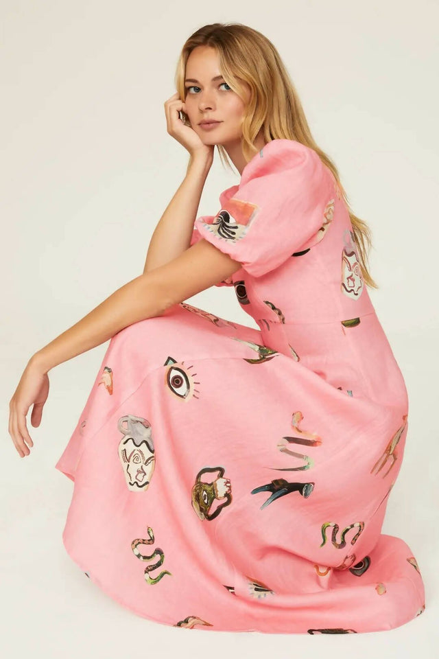 ALEMAIS - Alemais Cleo Midi Dress