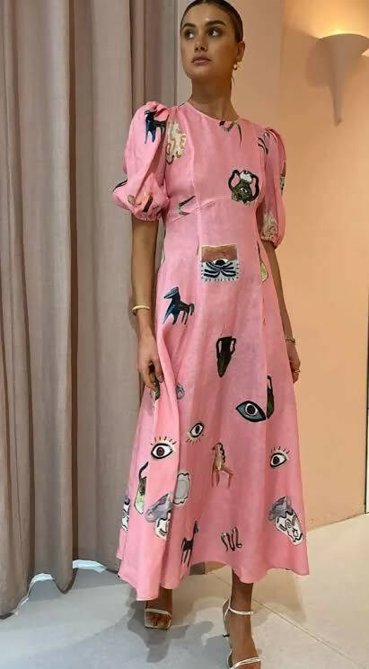 ALEMAIS - Alemais Cleo Midi Dress Size 10