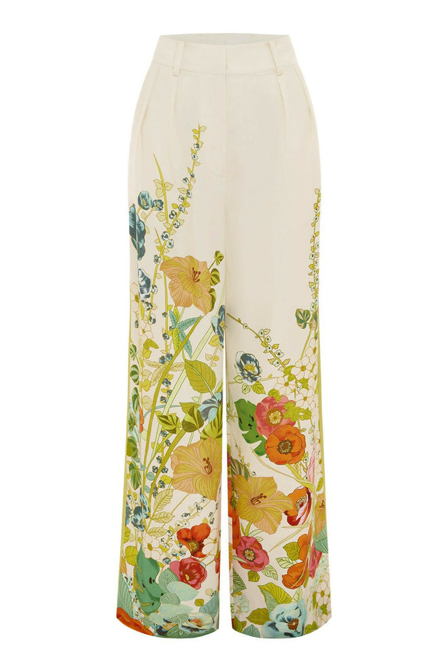 Alemais Constance Shirt and Pants Set Cream Floral Size 16 - 16 / Floral - Outfit Sets