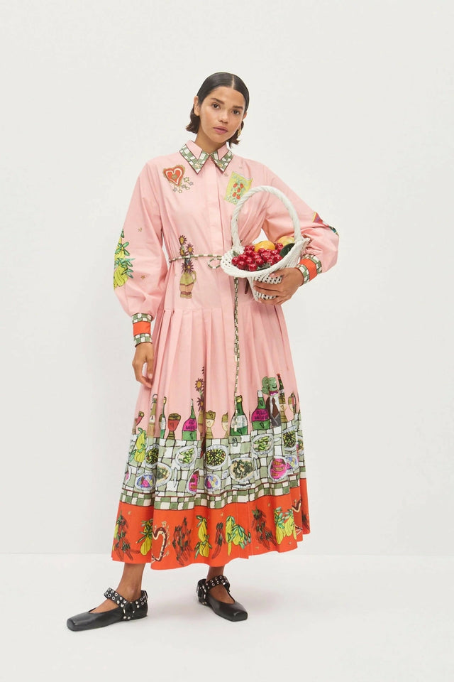 Alémais Contessa Shirtdress - 14 / Pink - Dresses