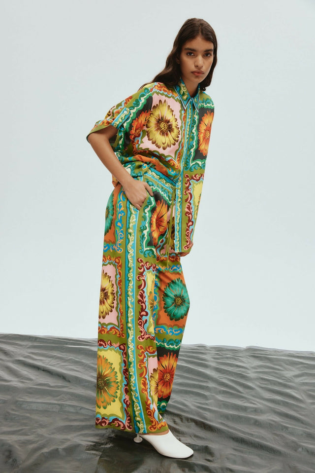 Alemais Disco Daisy Shirt and Pants Set Multi Size 16 - 16 / Multi - Outfit Sets
