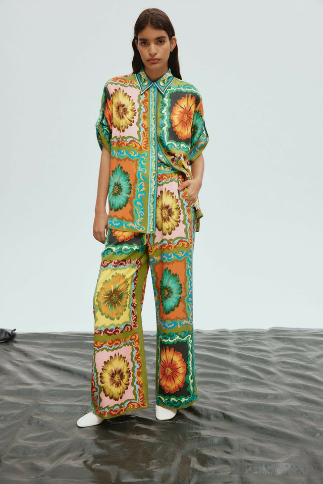 Alemais Disco Daisy Shirt and Pants Set Multi Size 16 - 16 / Multi - Outfit Sets