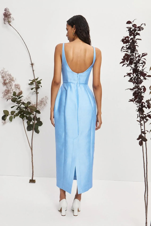 Alémais Donata Taffeta Gown - 12 / Blue - Dresses