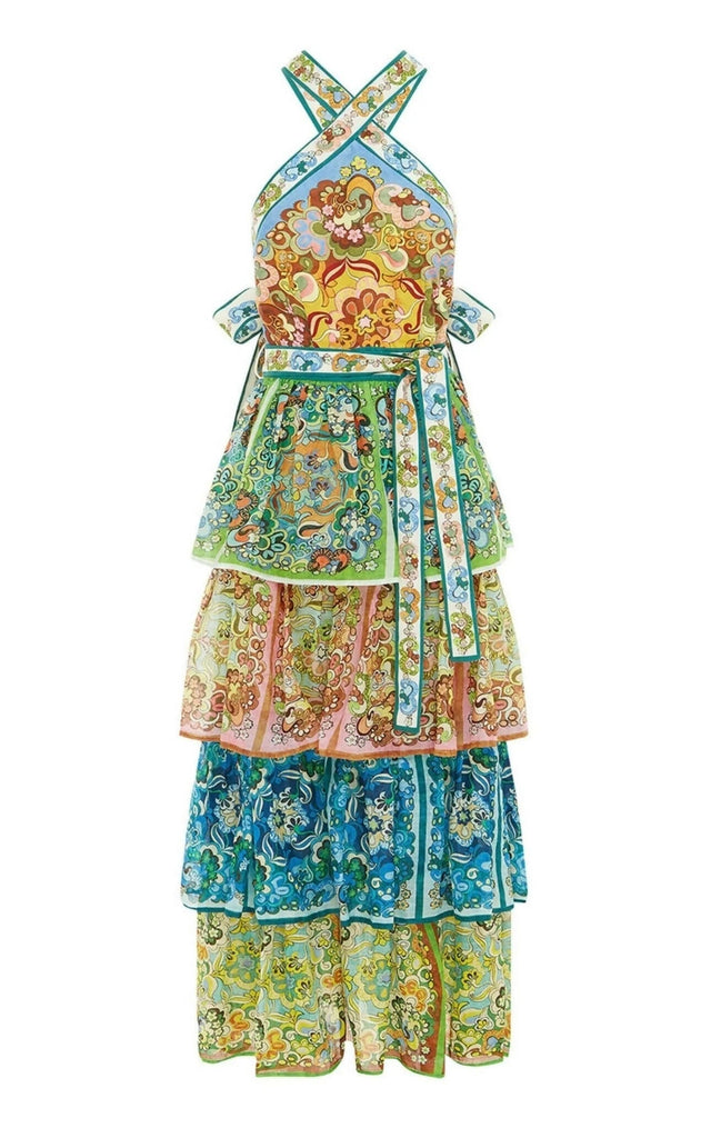 Curated Collection - Alemais Dreamer Halter Tier Dress