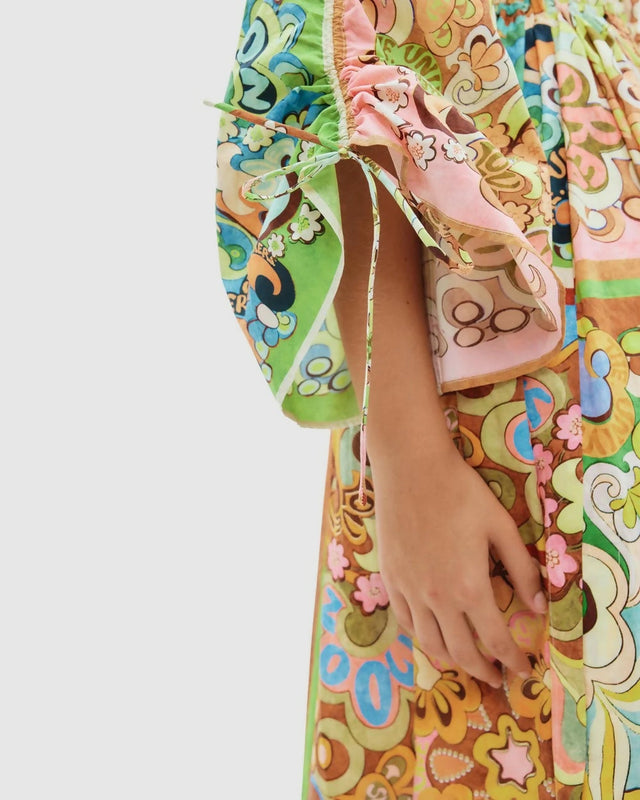 Alemais Dreamer Pool Dress Multi Size 14 - 14 / Print - Dresses