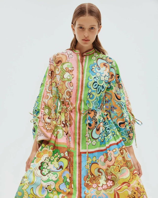 Alemais Dreamer Pool Dress Multi Size 14 - 14 / Print - Dresses